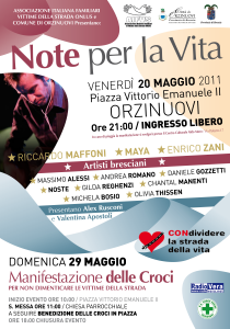 Locandina Note per la Vita